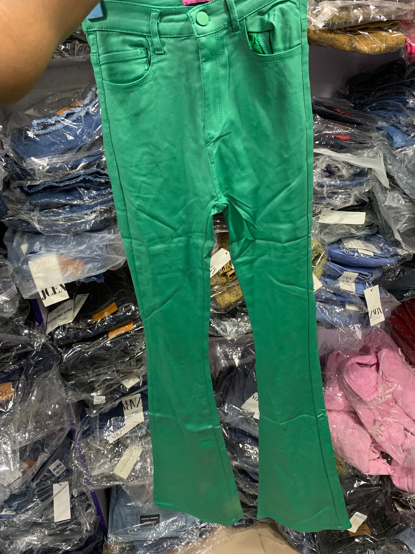 Green Pallazo trouser