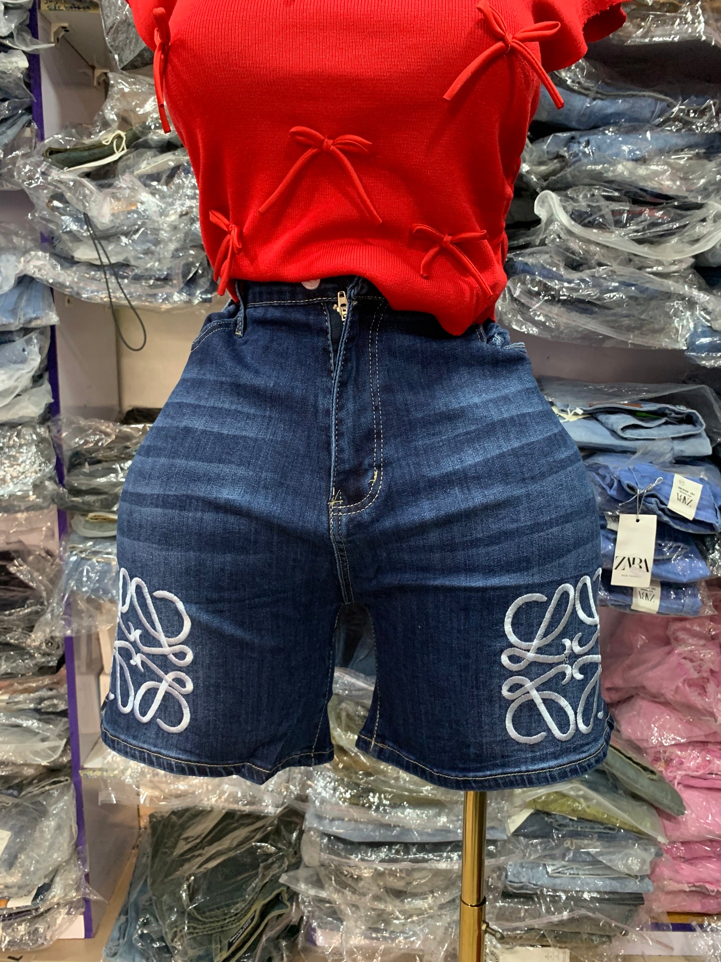 Jean short B72338-2