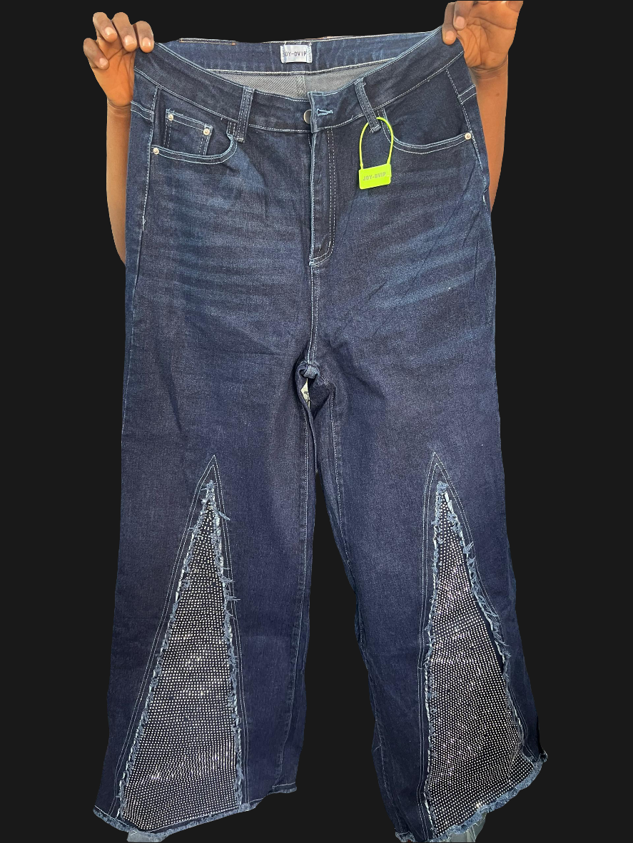 Blue stoned jean
