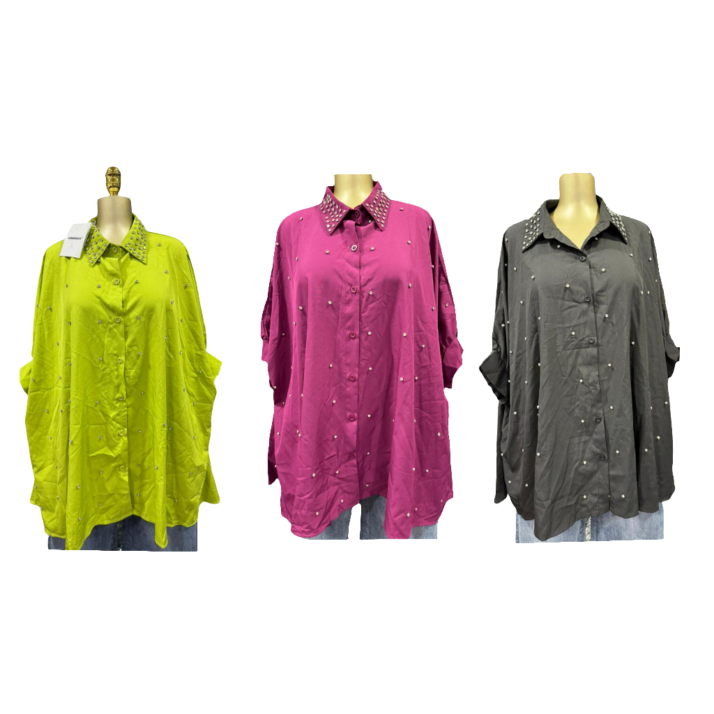 Studded Silk shirt size 12-18
