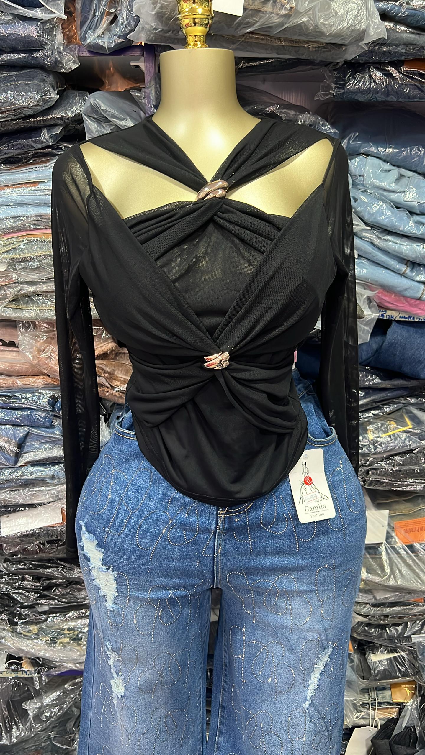 Cross design top size6-16