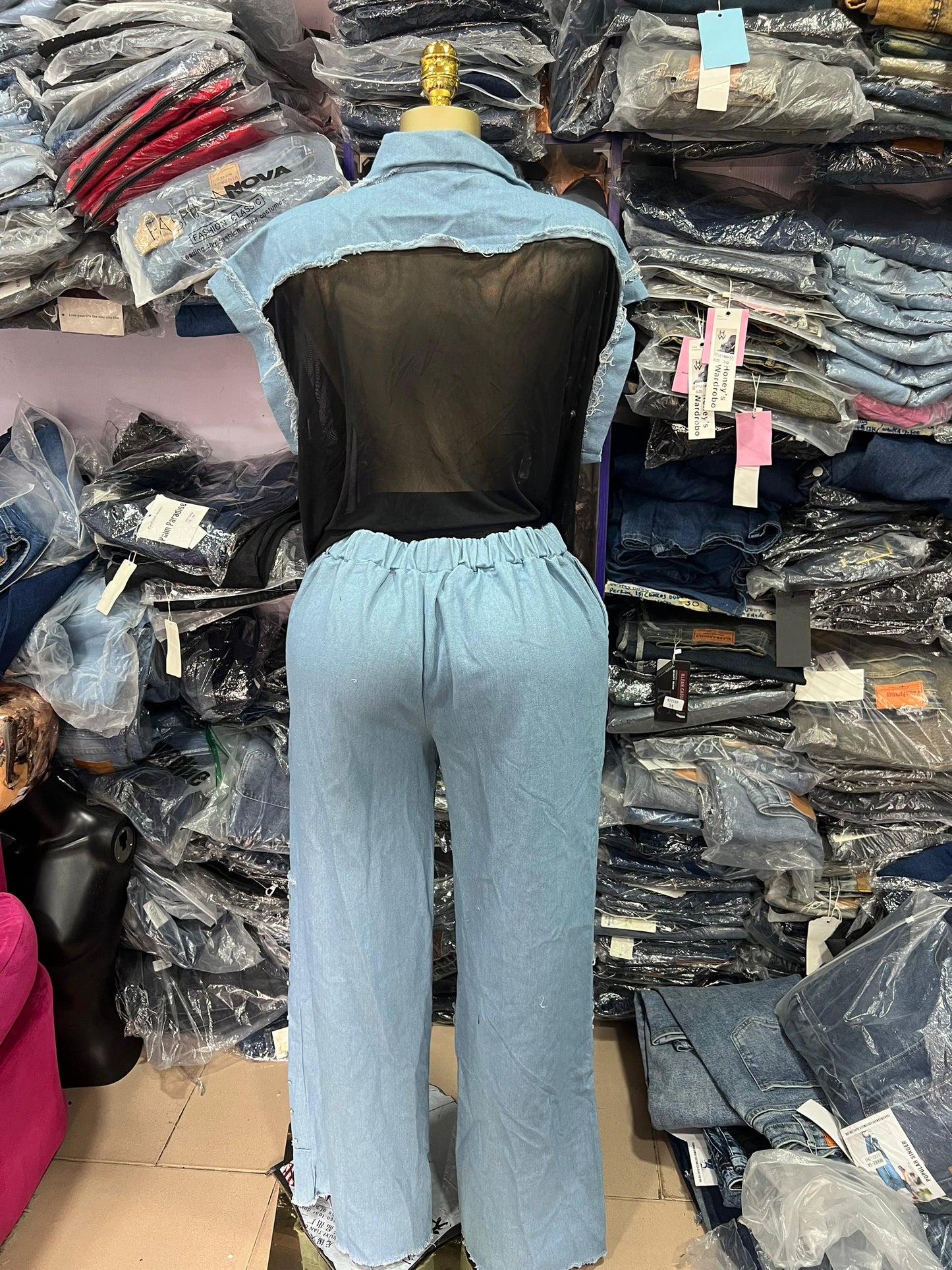 Denim 2 piece