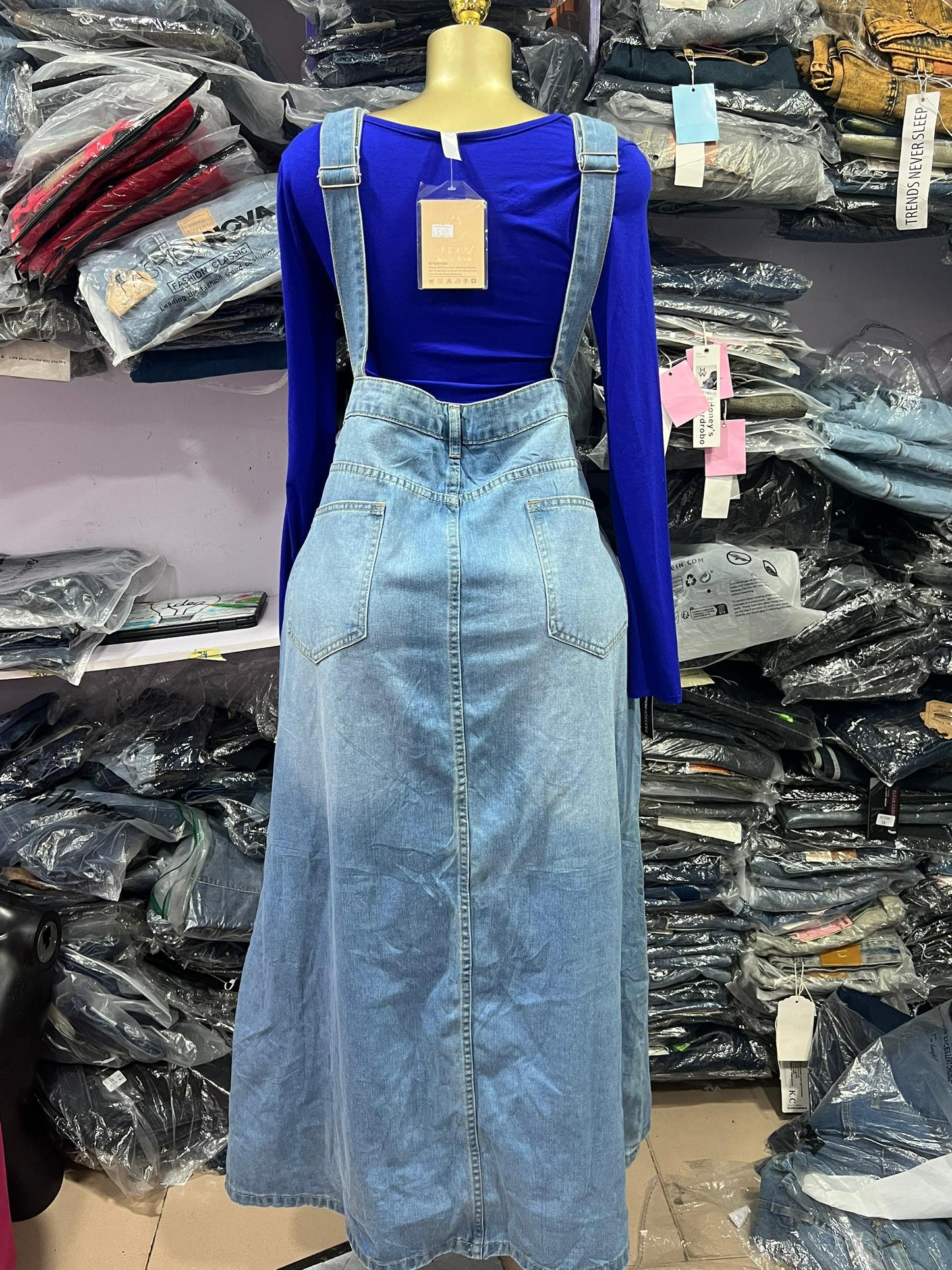 Dungarees gown