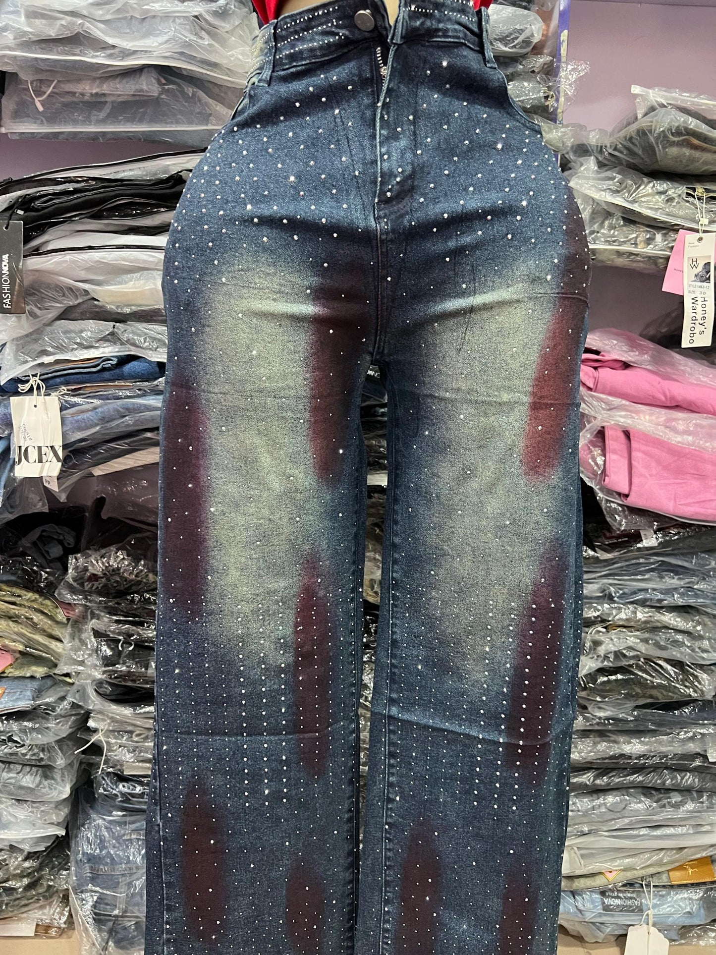 Two toned stone boyfriend jean 5121 ONW544