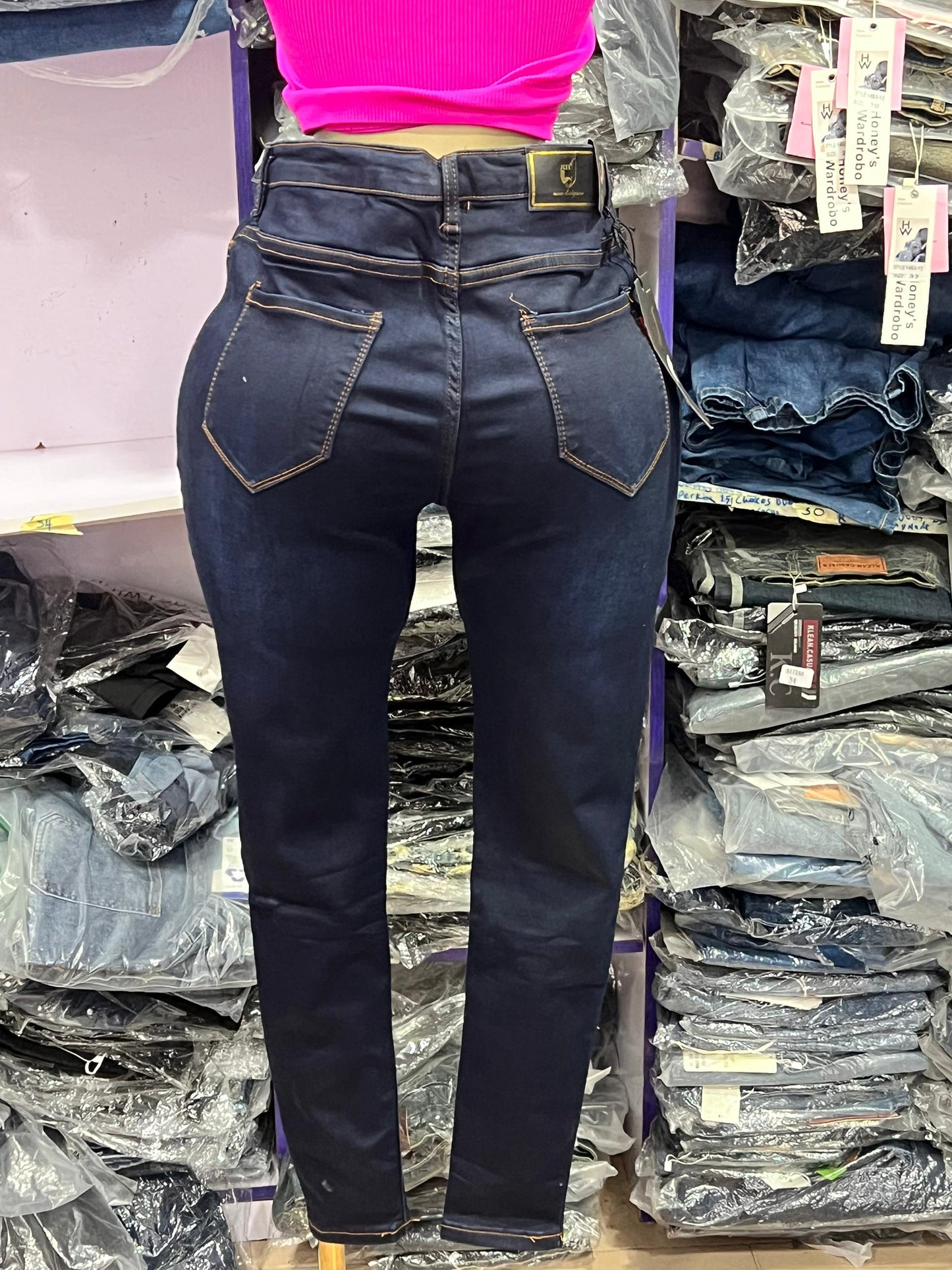 Dark blue skinny jean JCEX449-18