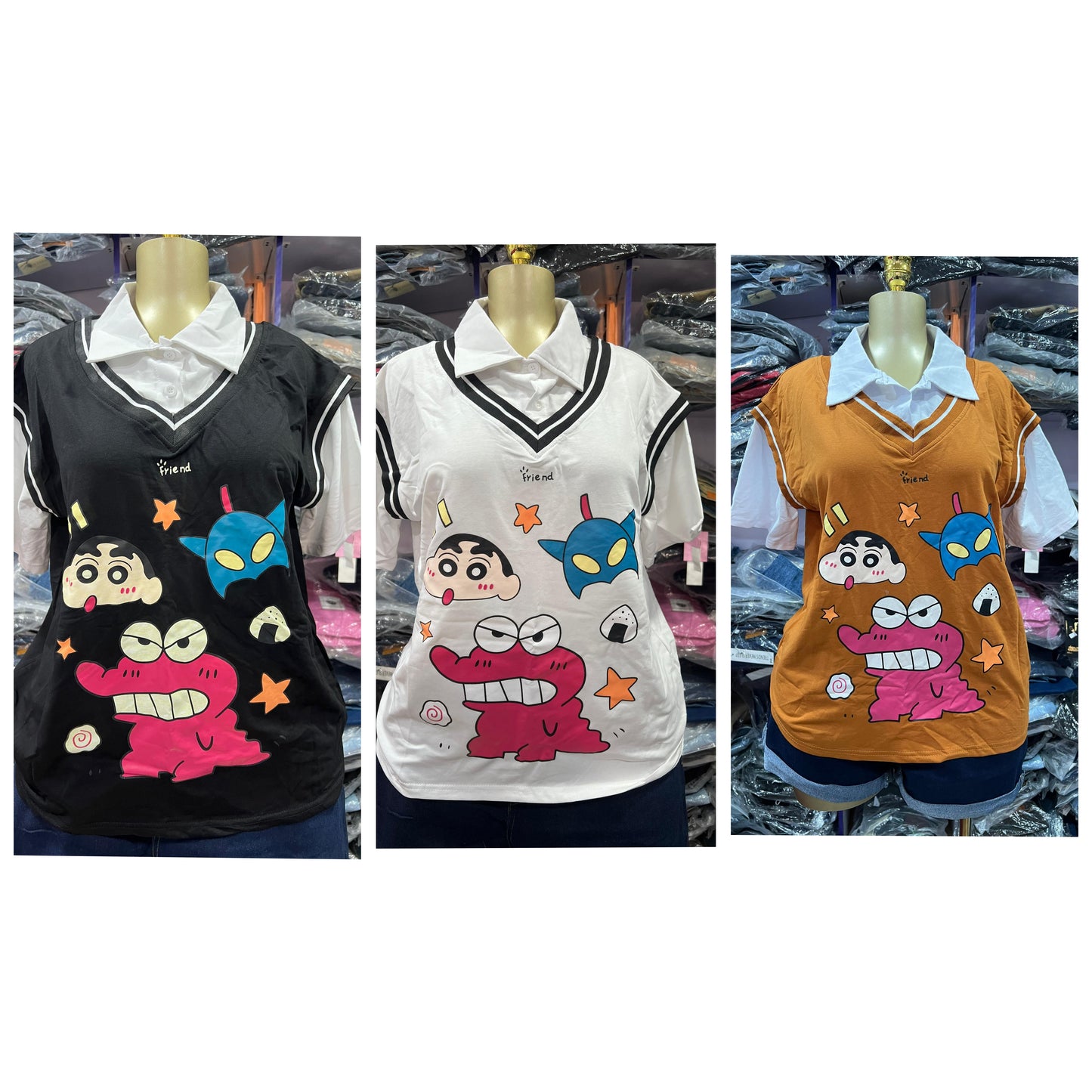 Top with collar MT002 size6-18