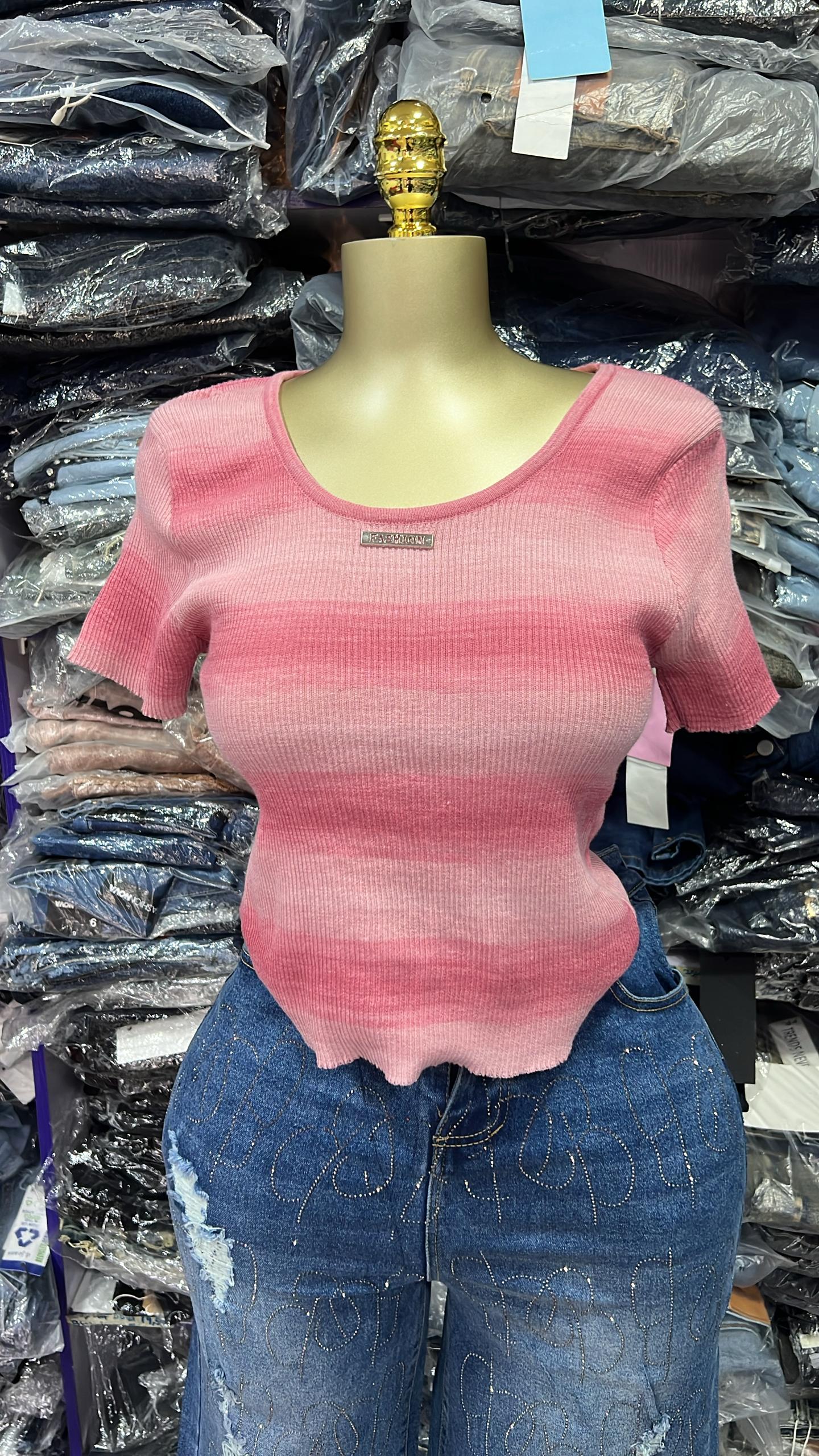 Stripped crop top size6-14