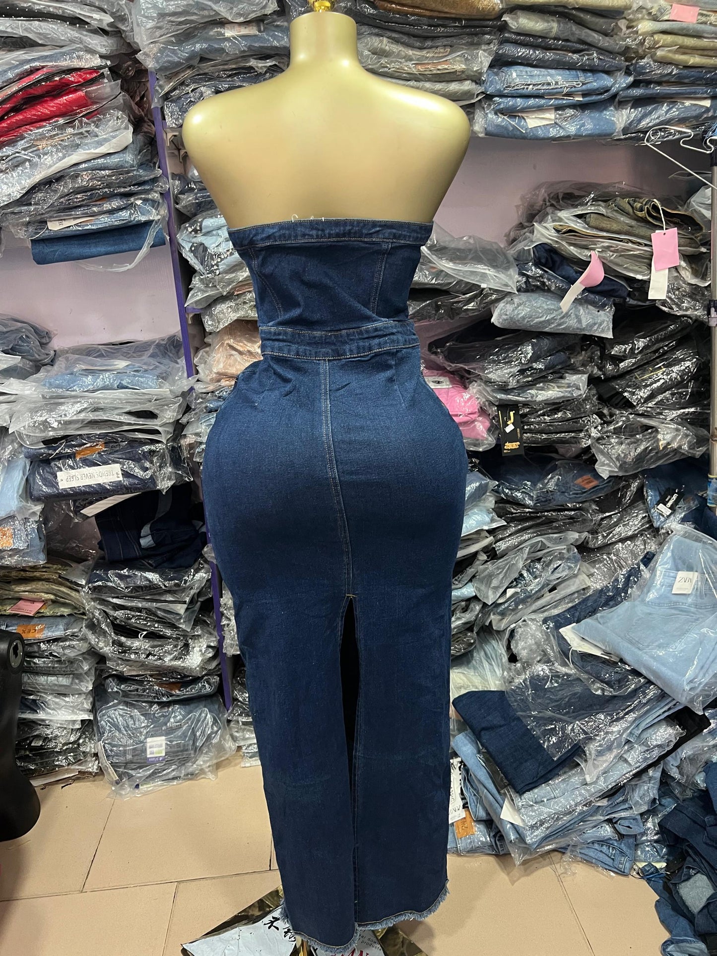 Denim dress SDG001