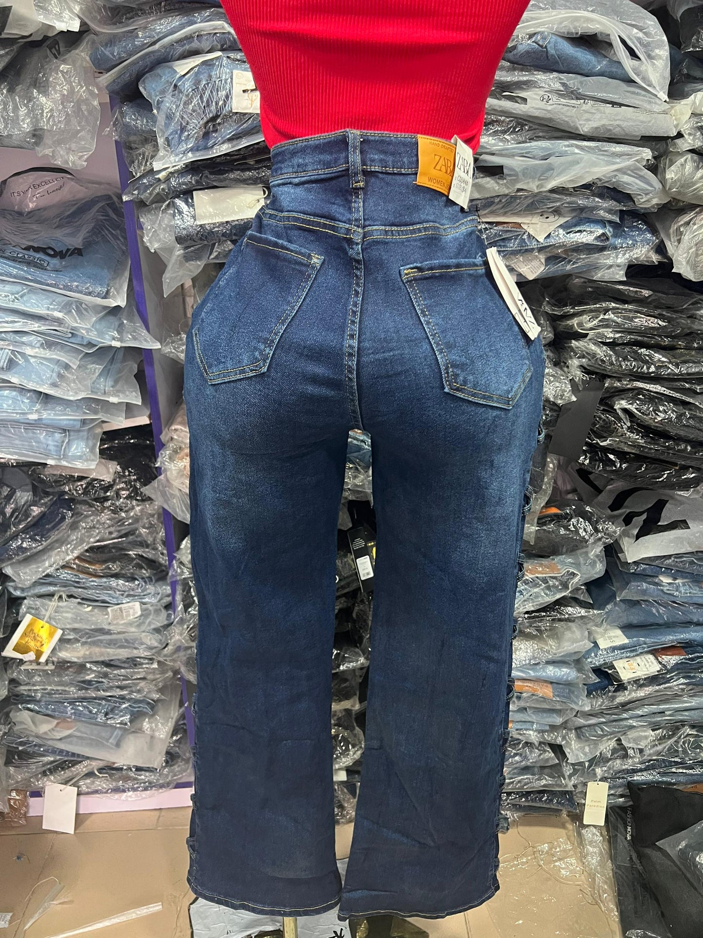 Zara boyfriend jean CO584#