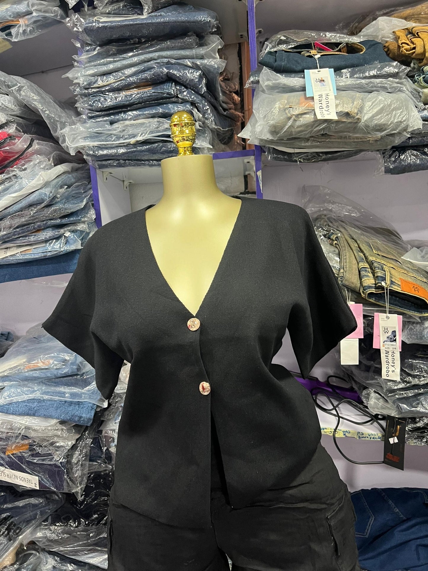 Classy Button Top CT006 size 6-18