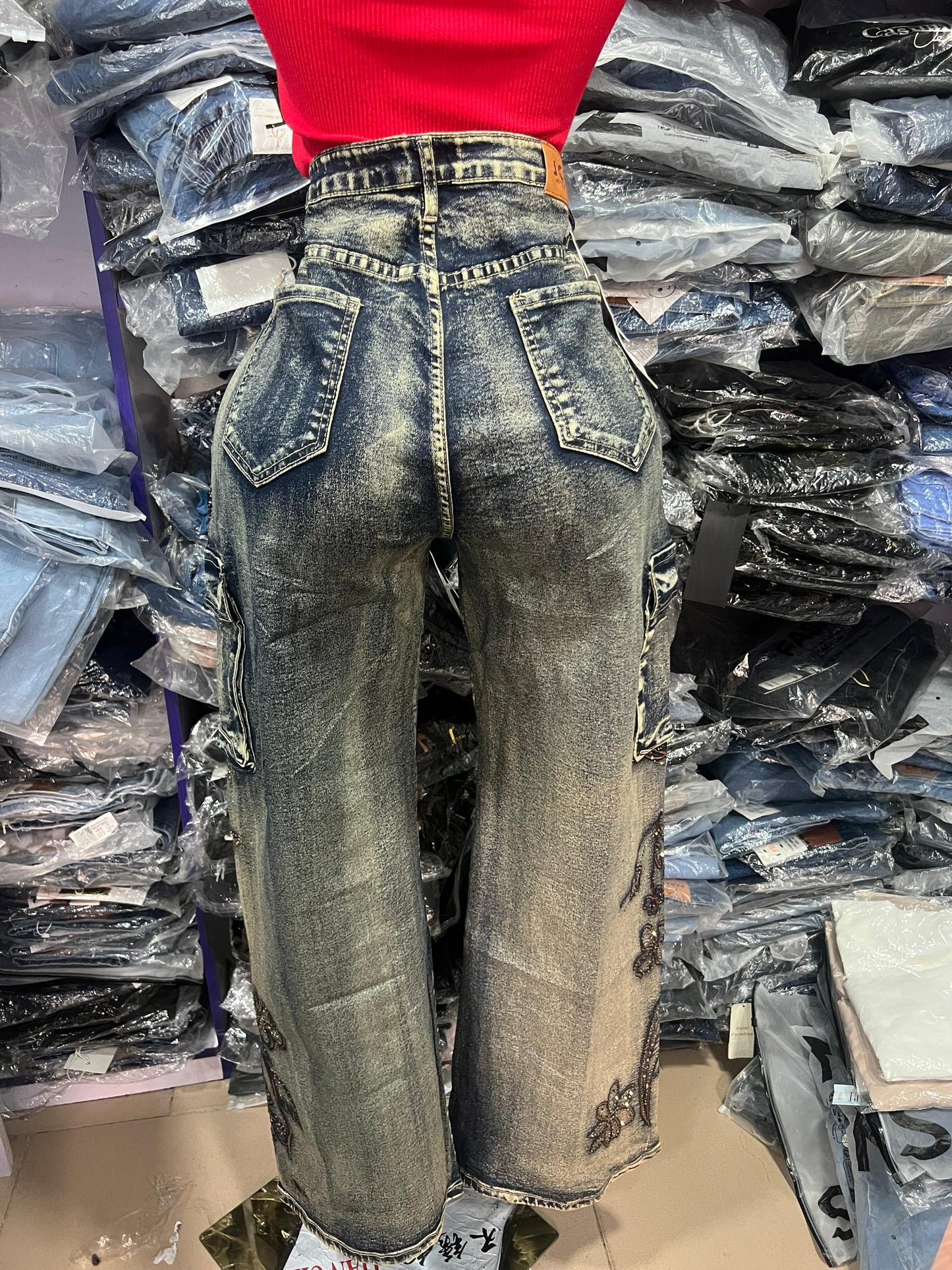 Jcex cargo jeans CO433#