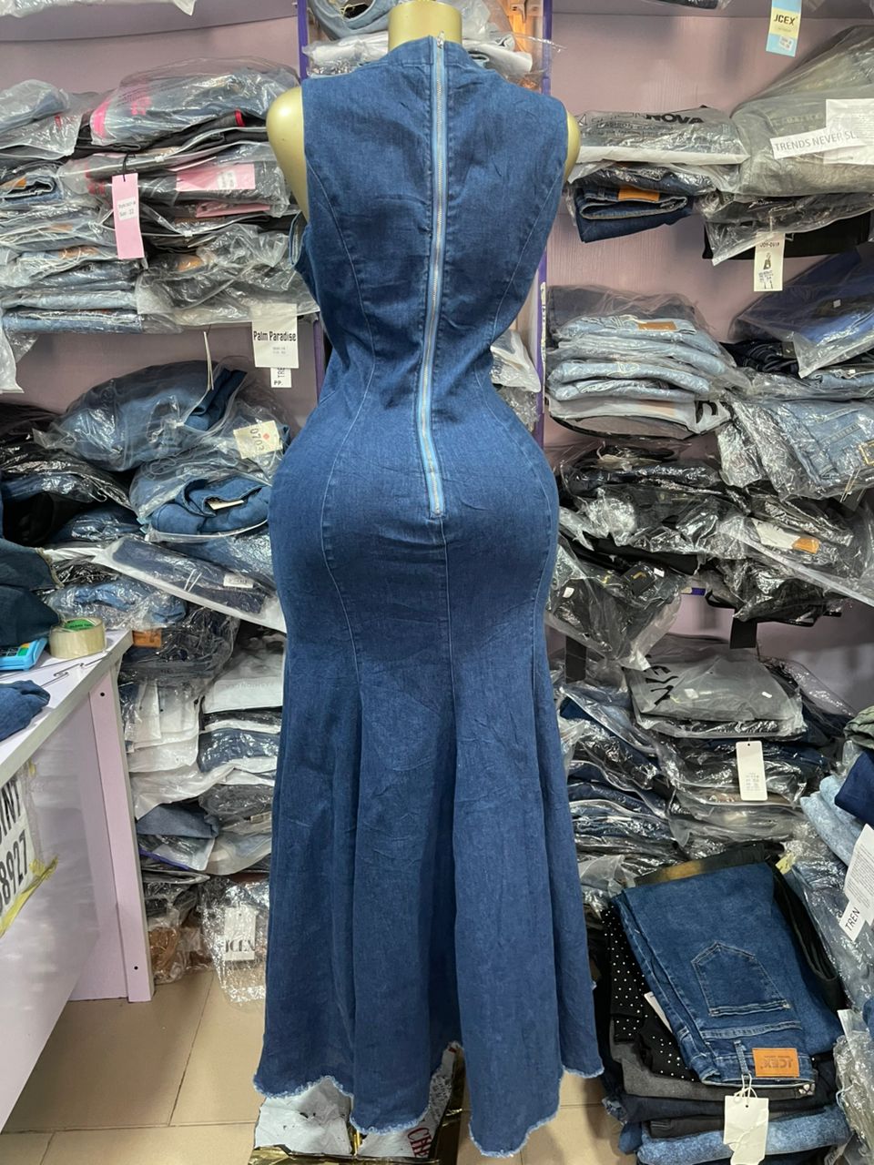 She in long gown SH222