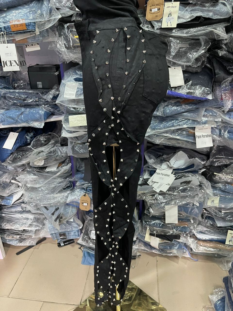 Black label boyfriend jeans J557#B13