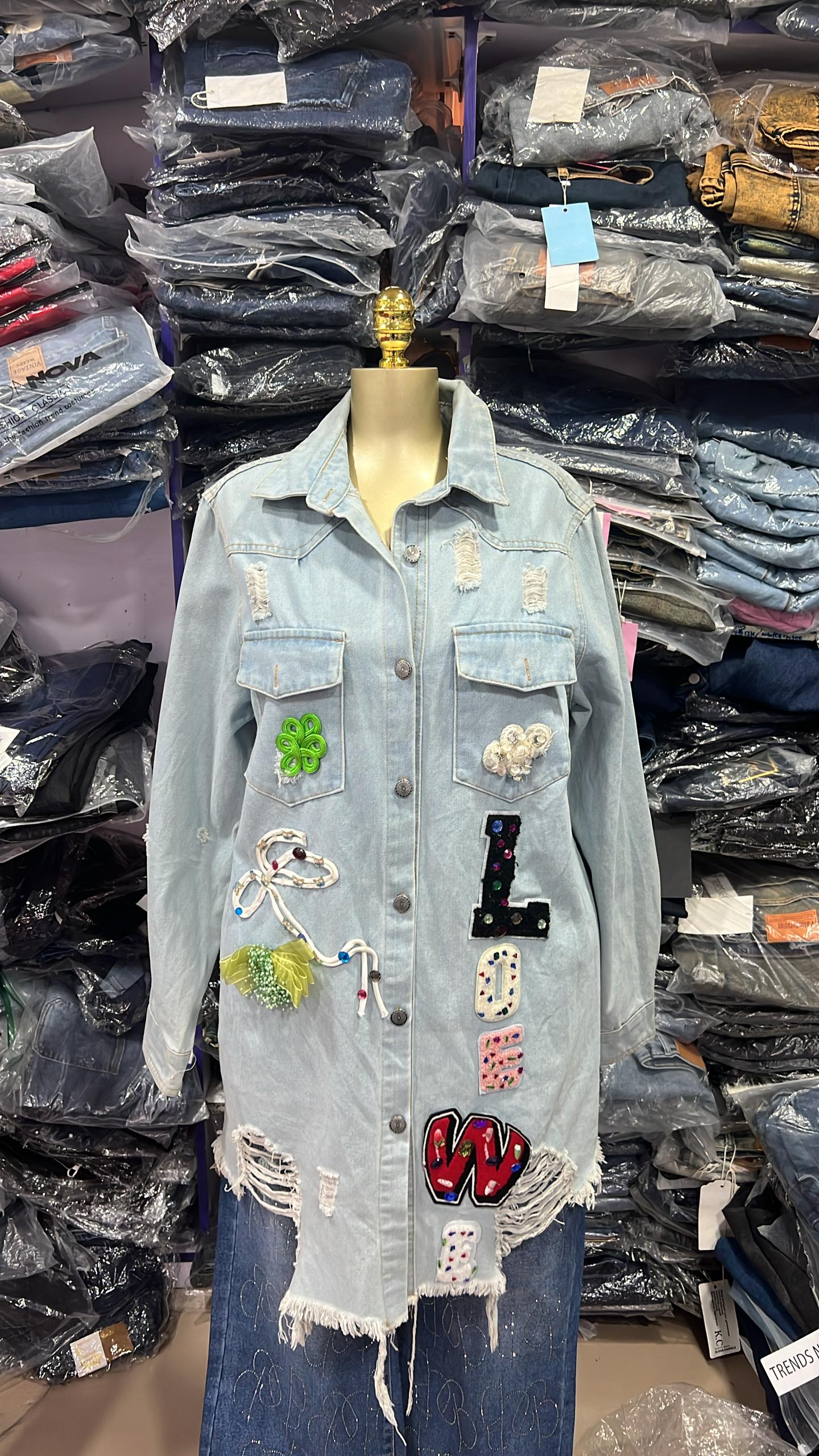 Design denim shirt