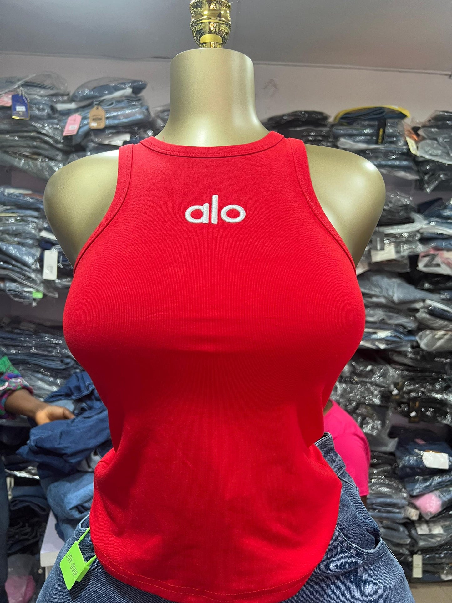 alo armless top 0336 size 6-16