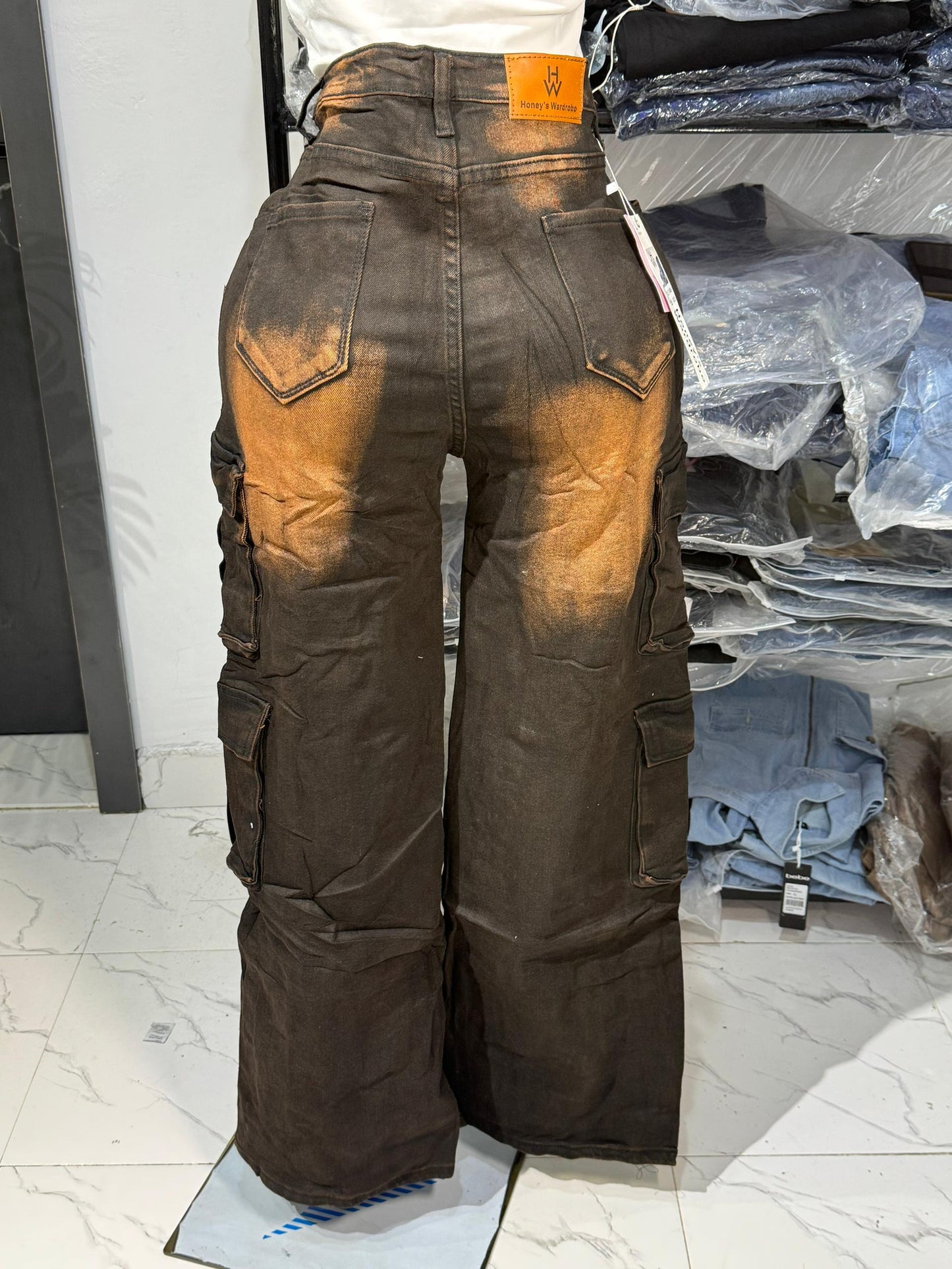 Honeys wardrobe cargo jeans