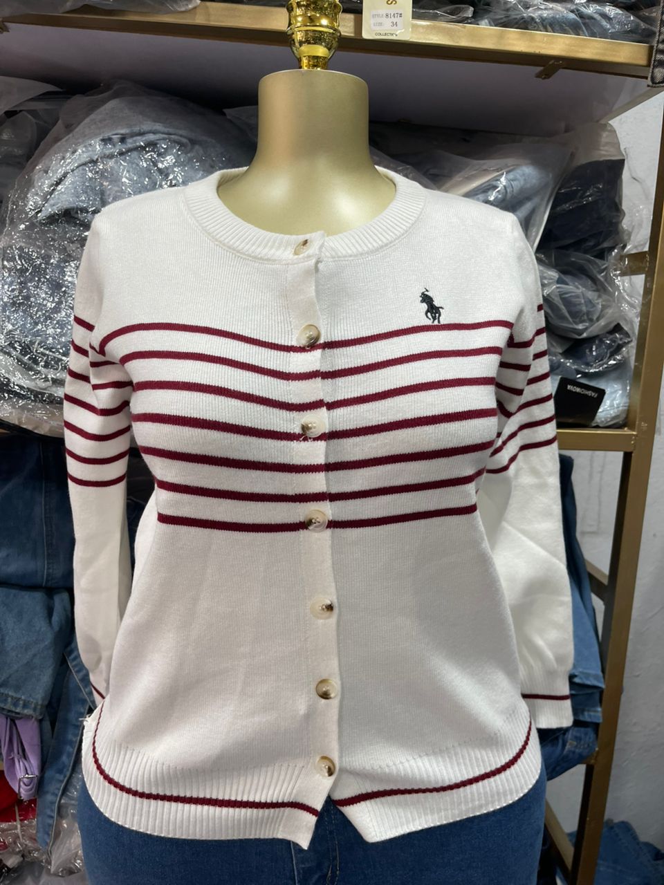 Long-sleeved Sweater top 5459 size6-16