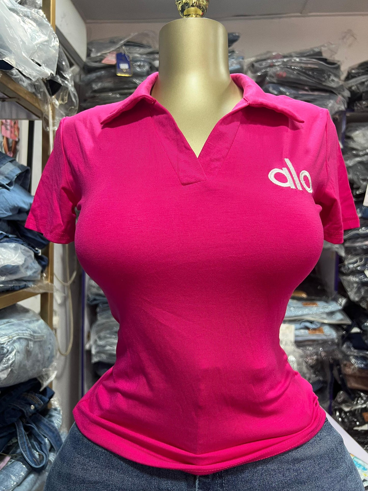 alo collar top Dj2233 size 6_16