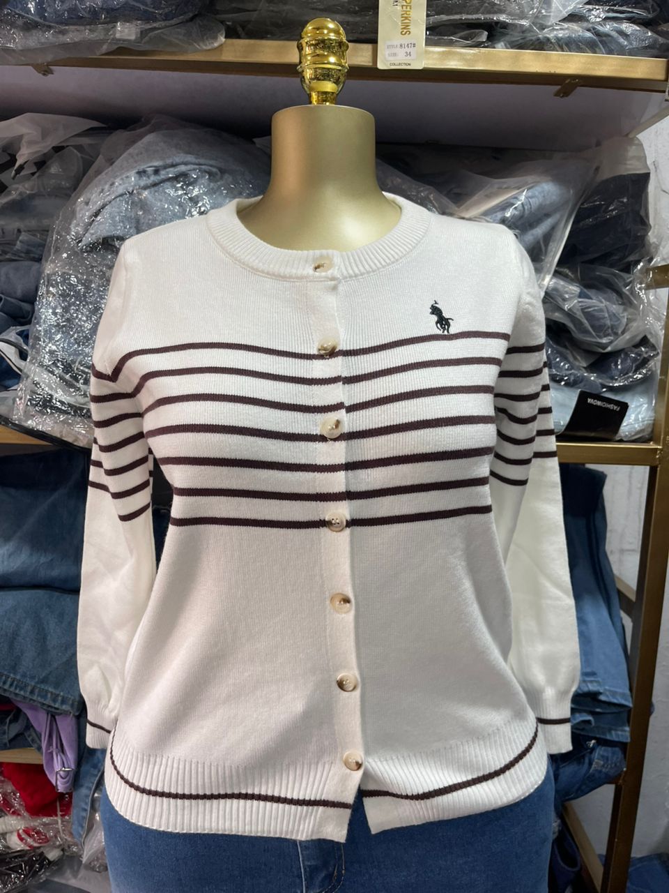 Long-sleeved Sweater top 5459 size6-16