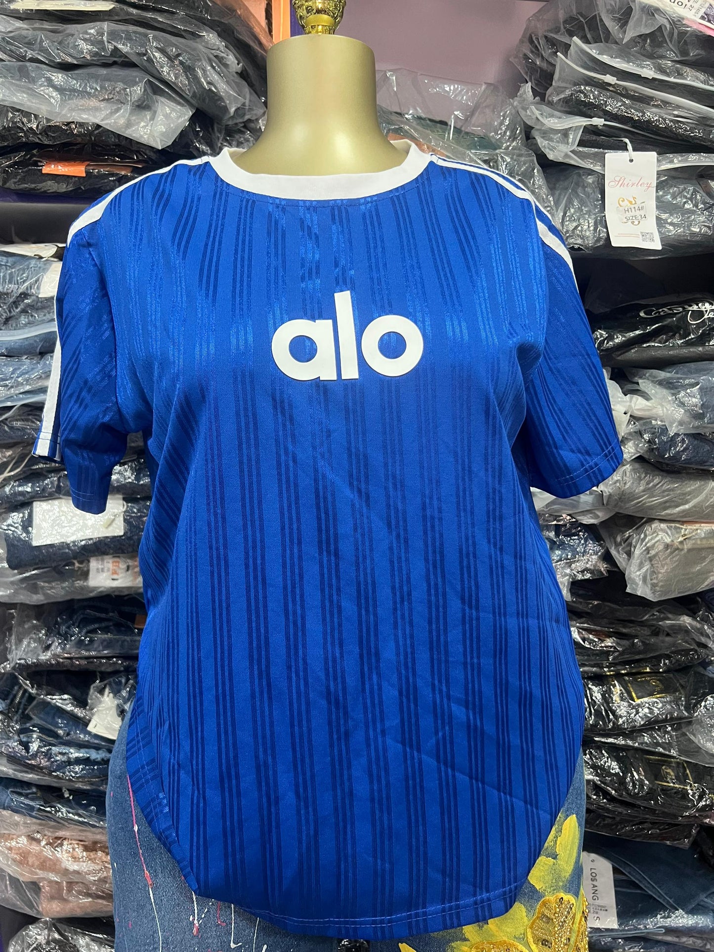 Alo jersey top C369# size 6-16