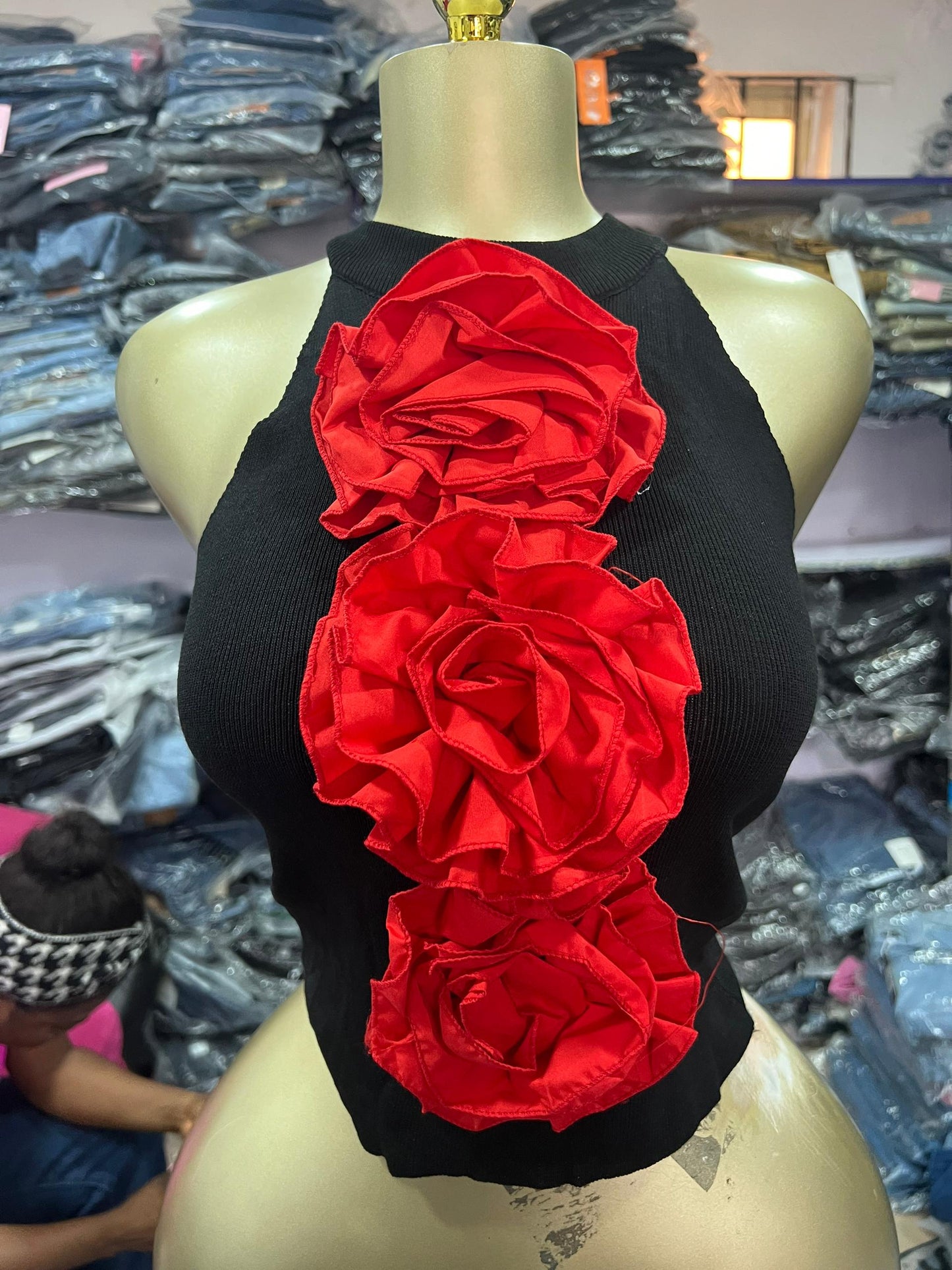 Rose sleeves tops size6-16