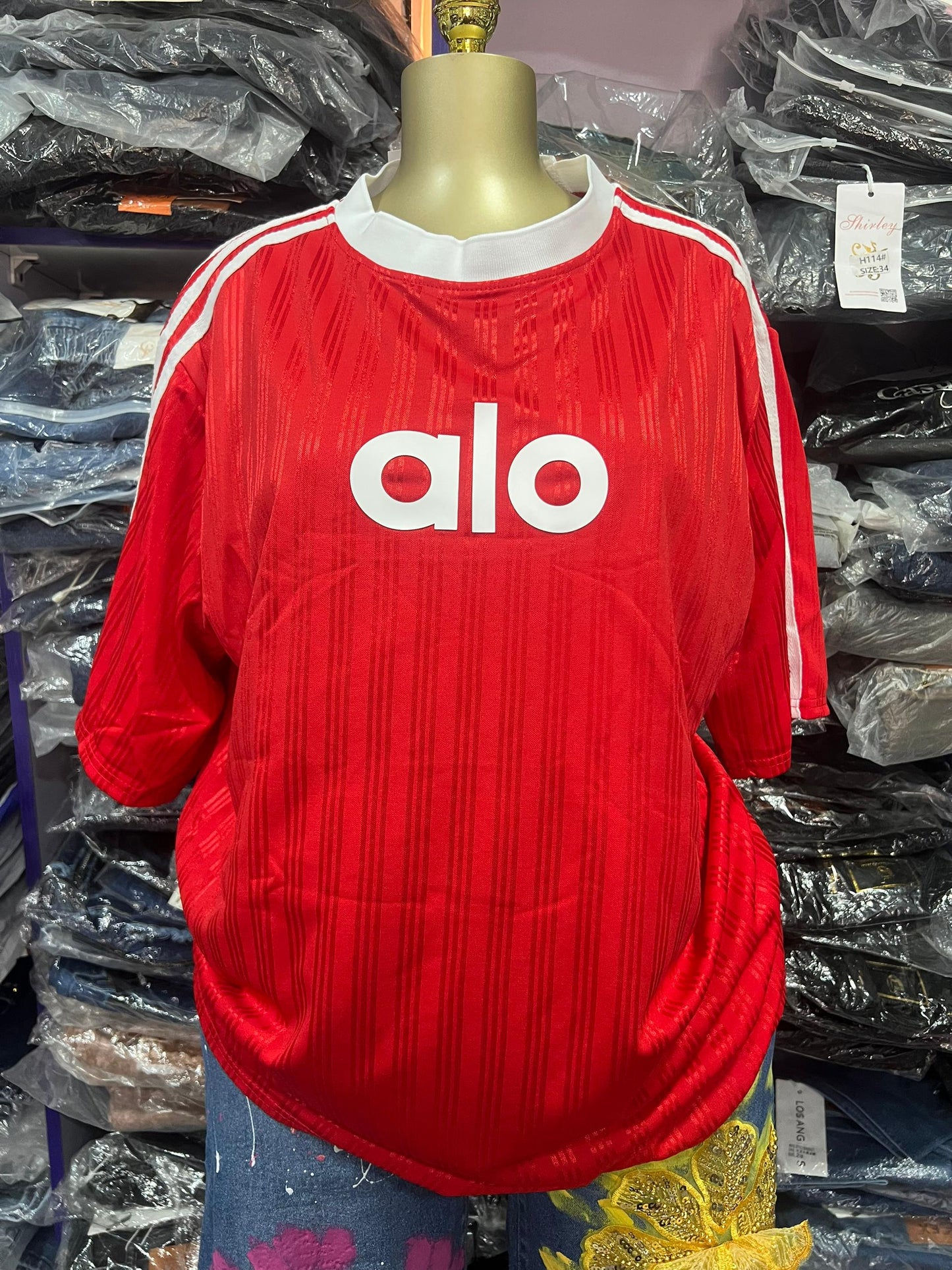 Alo jersey top C369# size 6-16