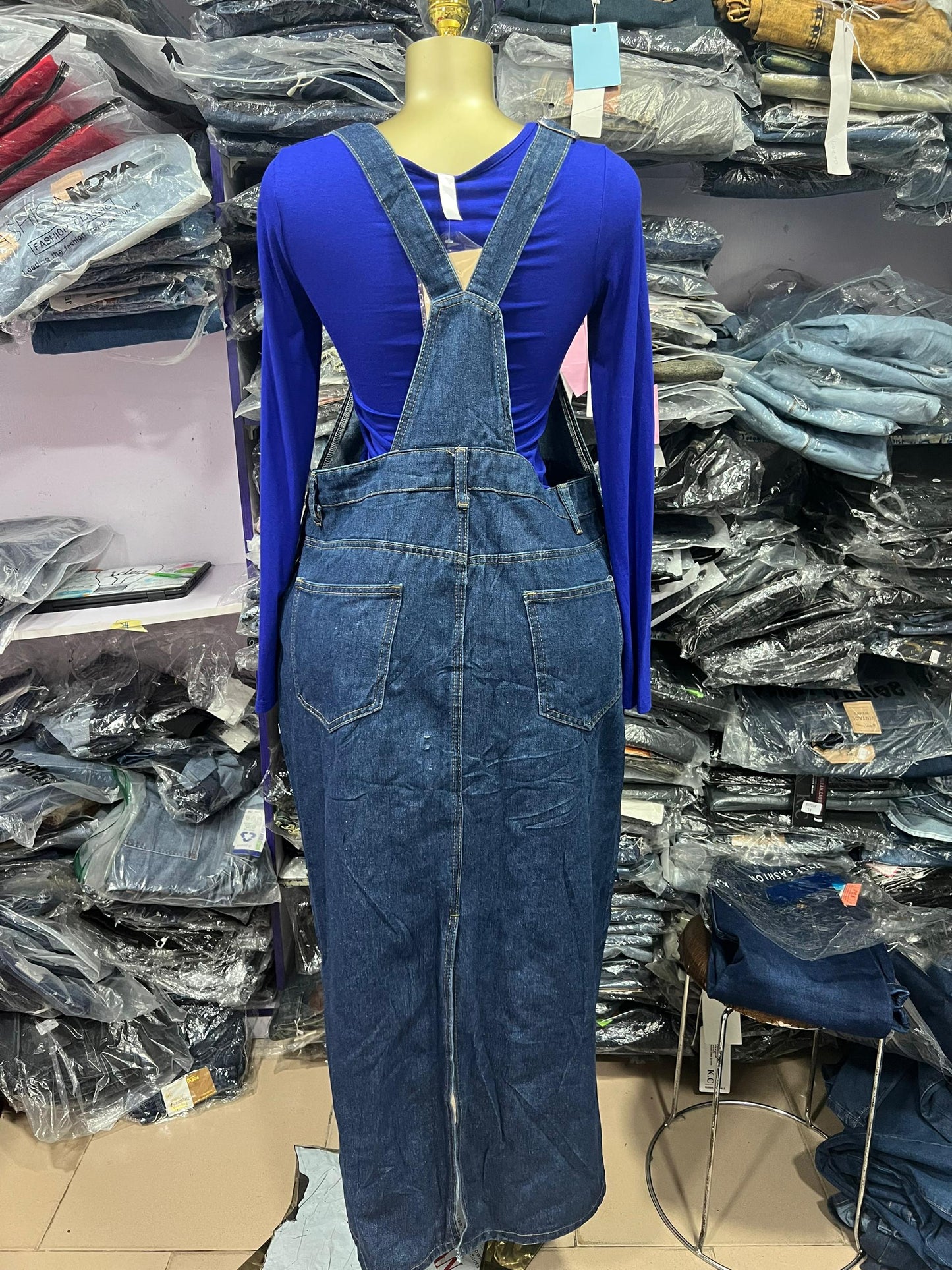 Dungarees gown