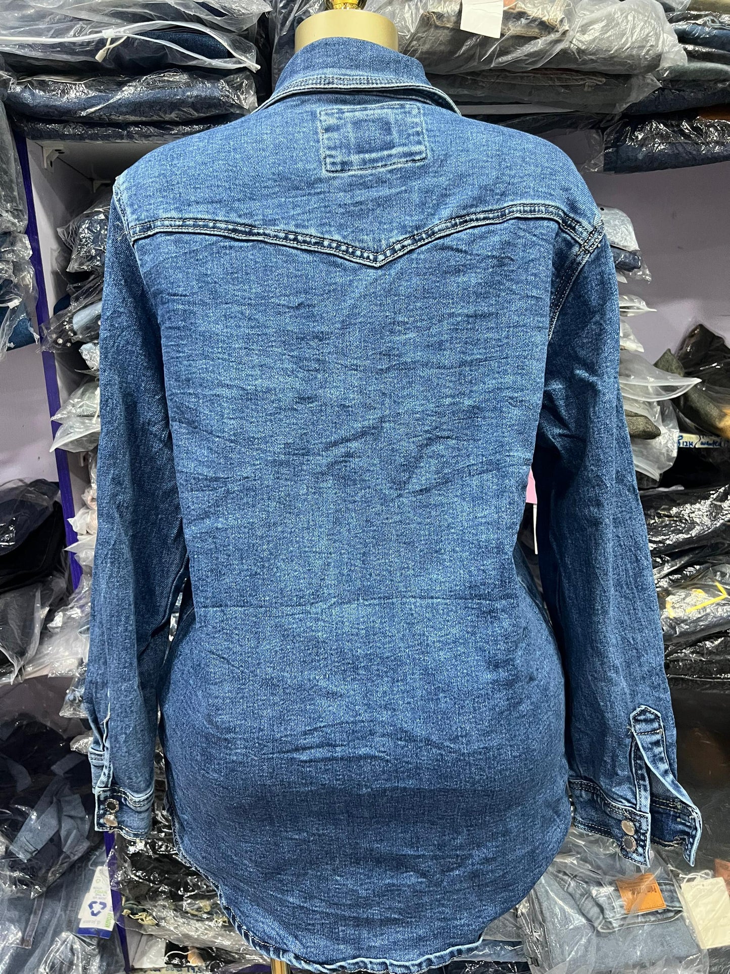 Denim jackets with chest pockets size 6-16