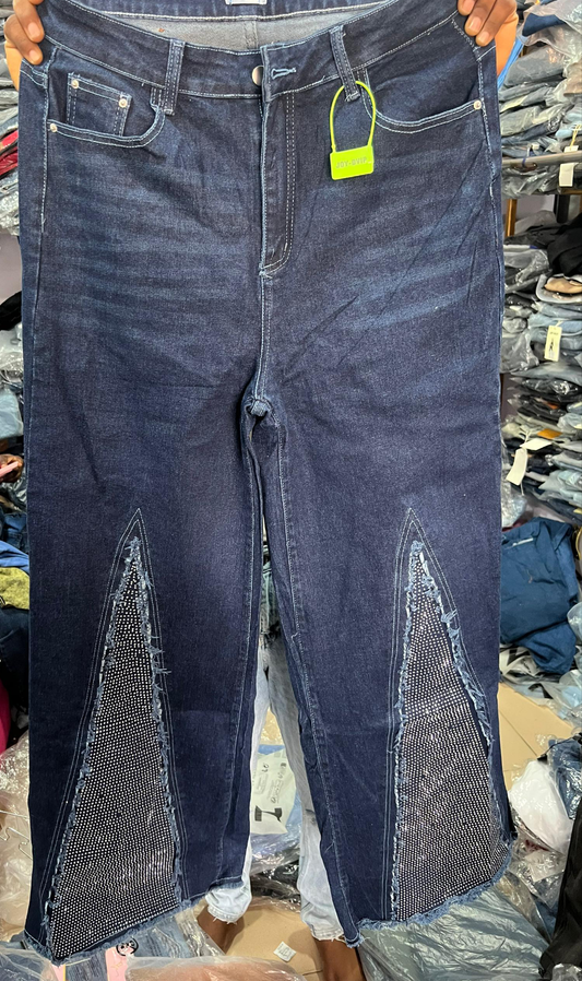 Blue stoned jean