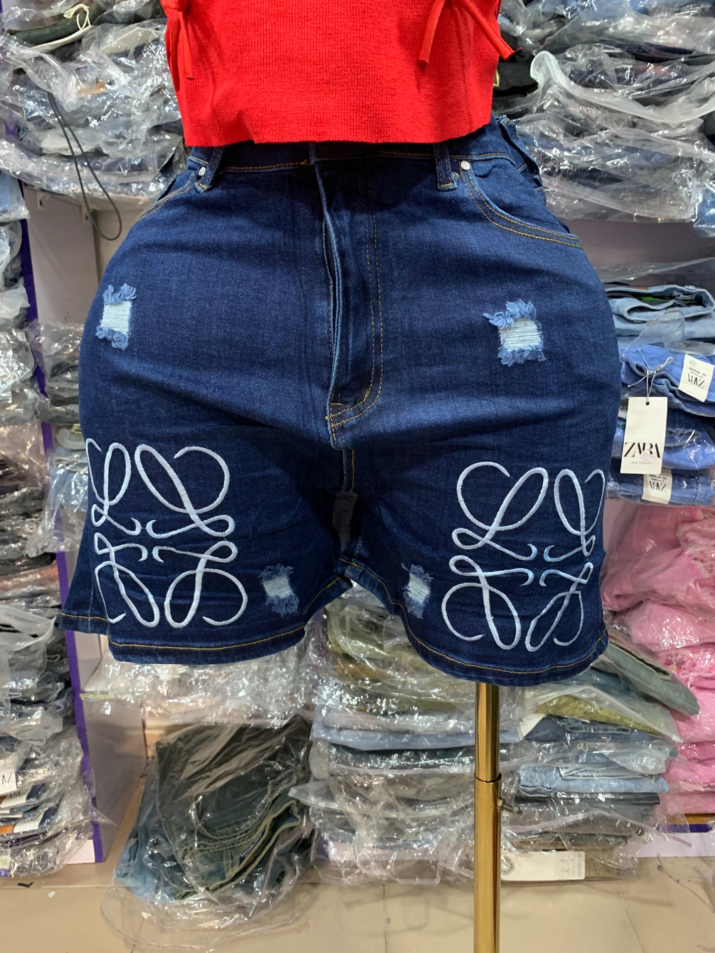 Jean short U076