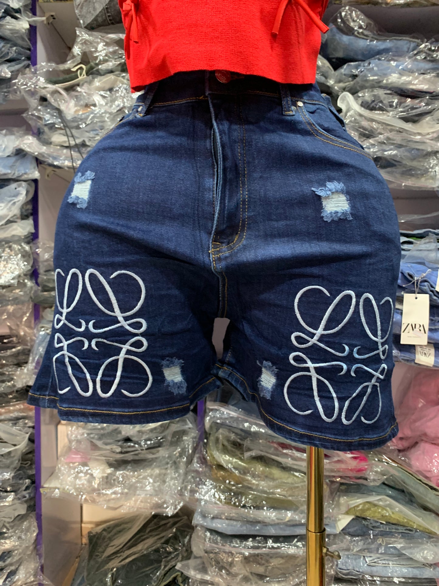 Jean short U076