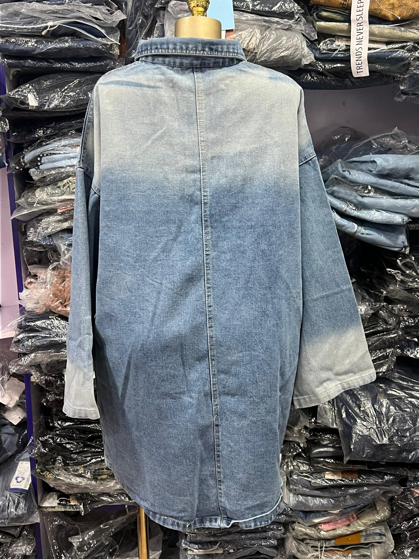 Denim gown 3459