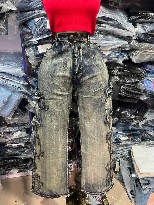 Jcex cargo jeans CO433#