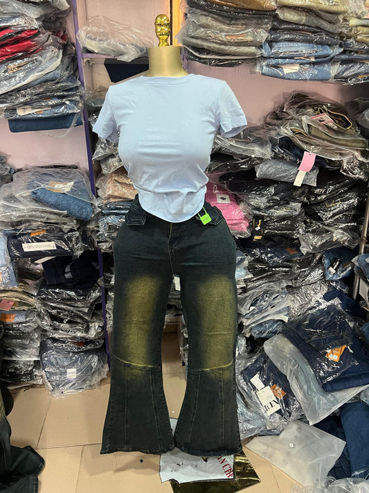 2 toned boot cut jean PFE:502ng032