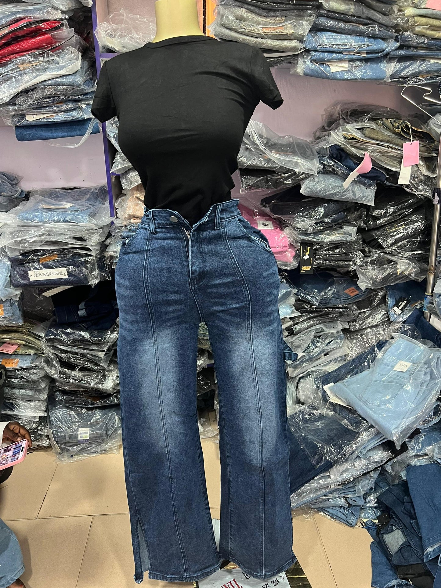 Famous brand side slit with rope 2091 SE0579