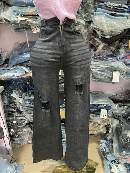 Vintage wears black boyfriend jean 8671