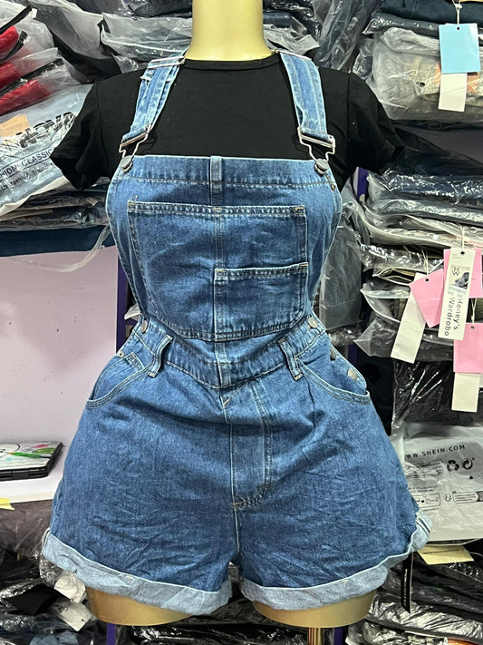 Denim short Dungarees