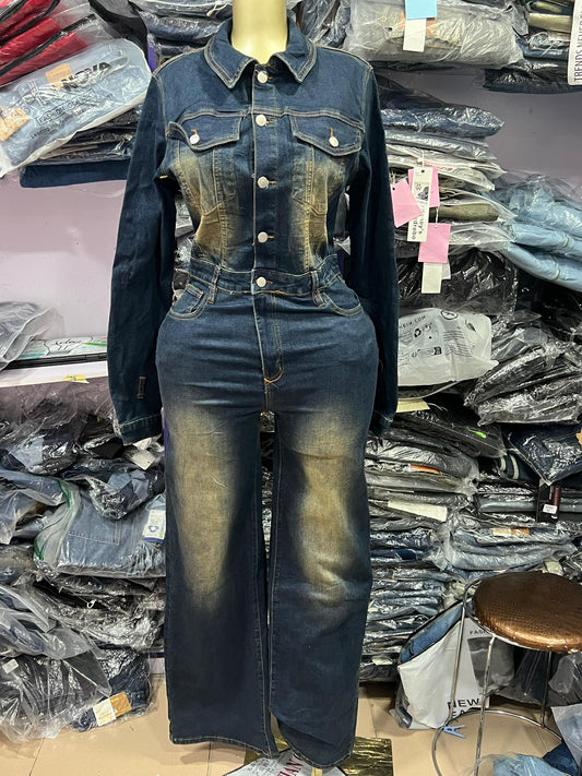 2 tone jumpsuit