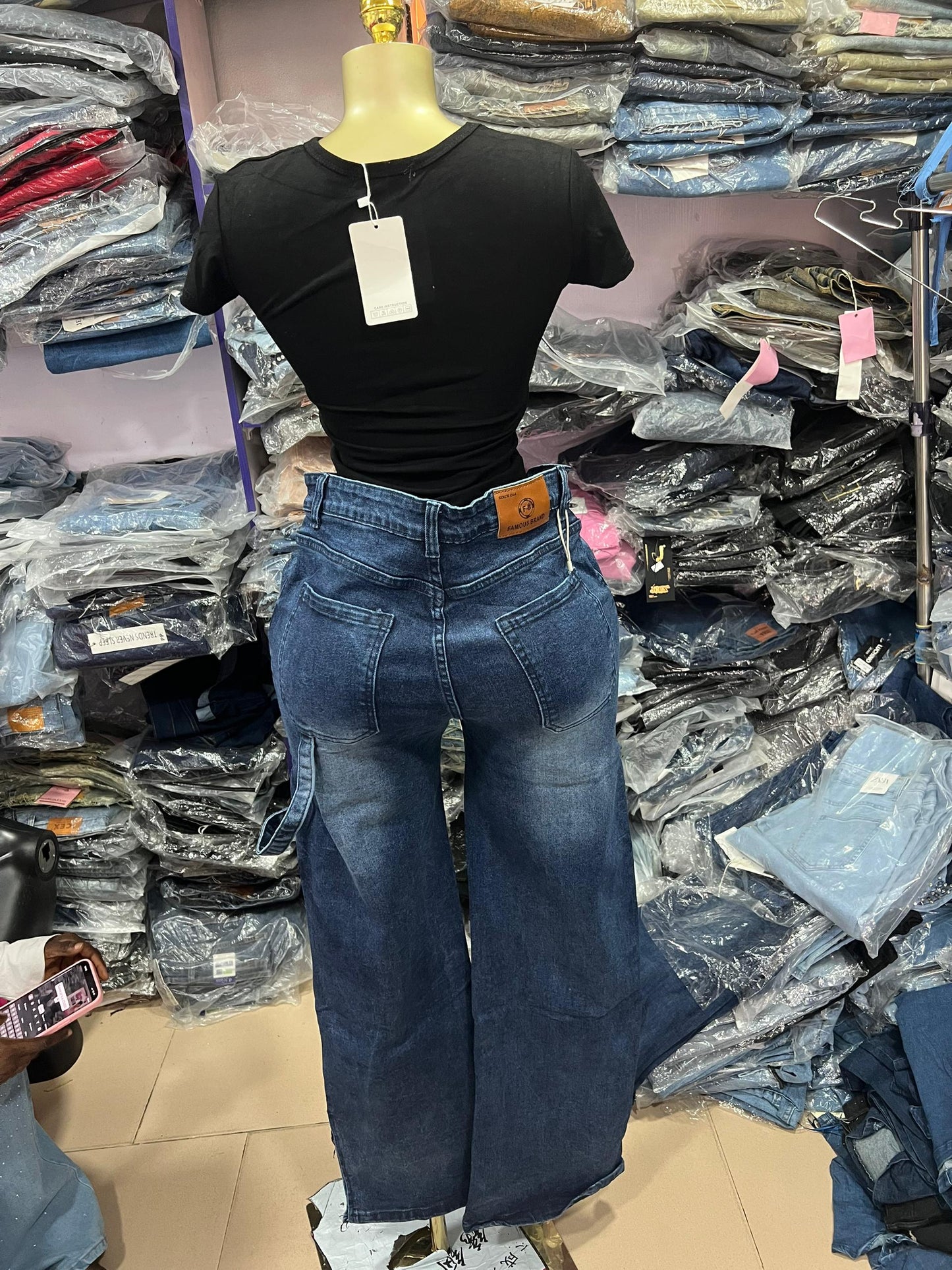 Famous brand side slit with rope 2091 SE0579