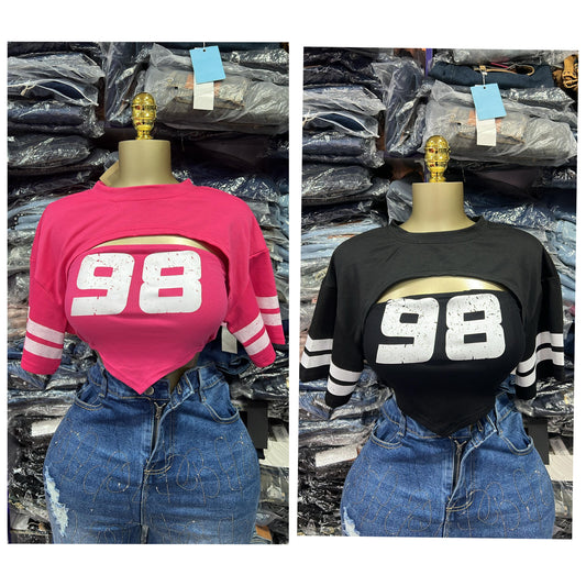 Cropped top size6