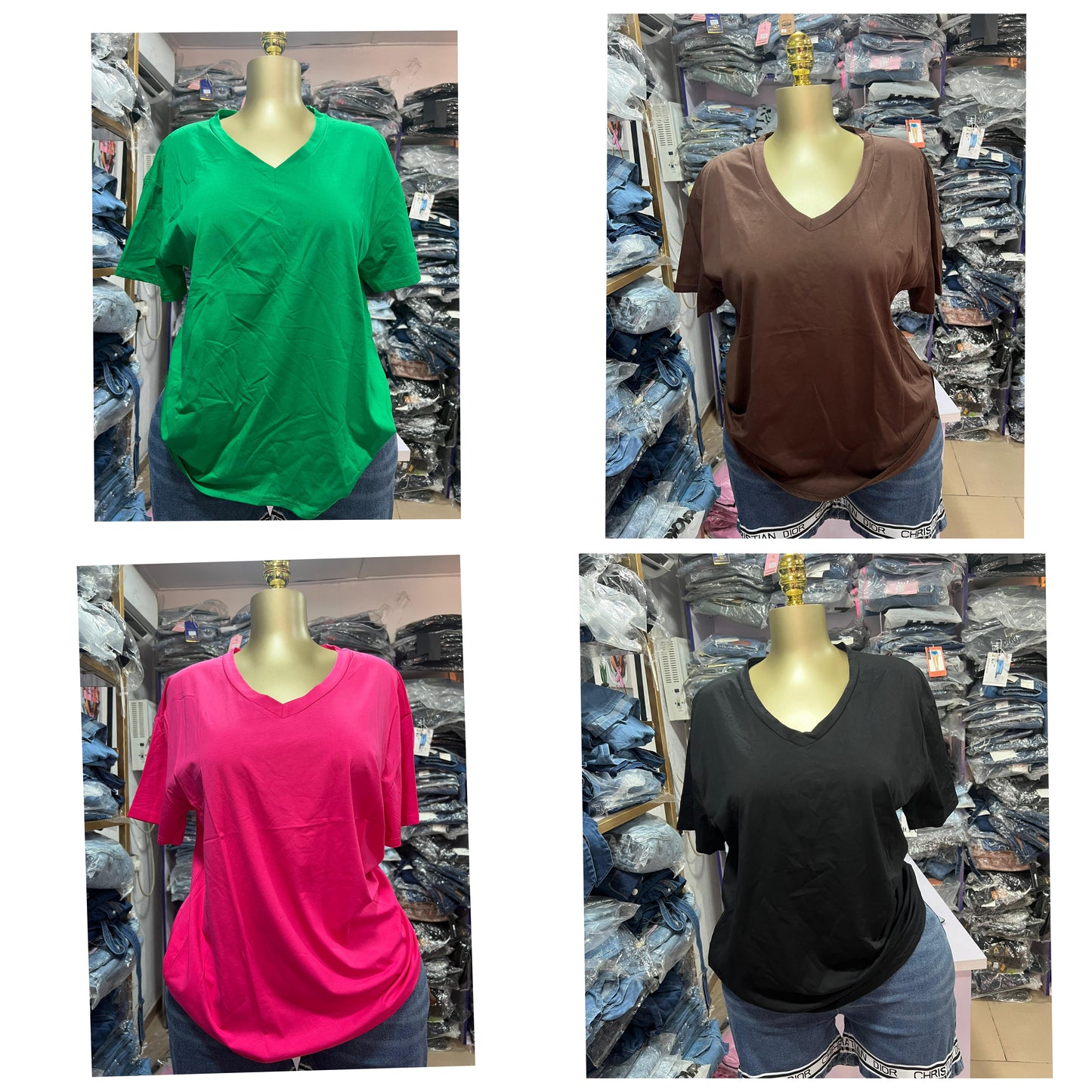 V neck top 1011 size 6-16