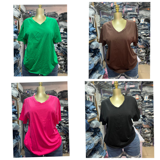 V neck top 1011 size 6-16
