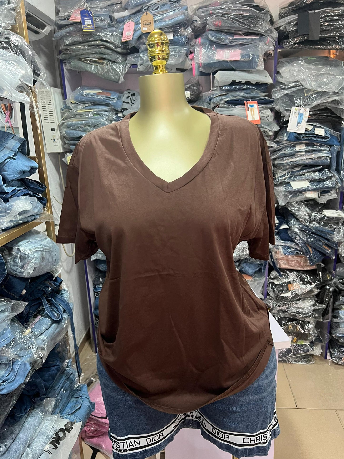 V neck top 1011 size 6-16