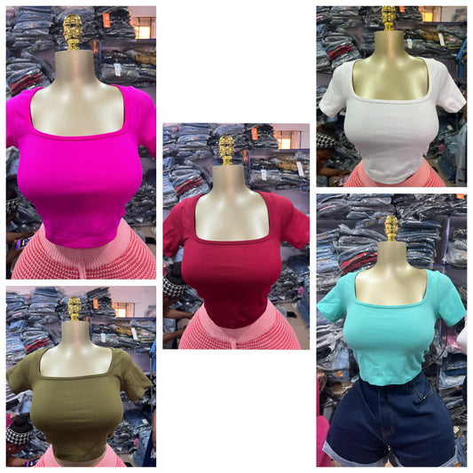 Square neck tops size6-14