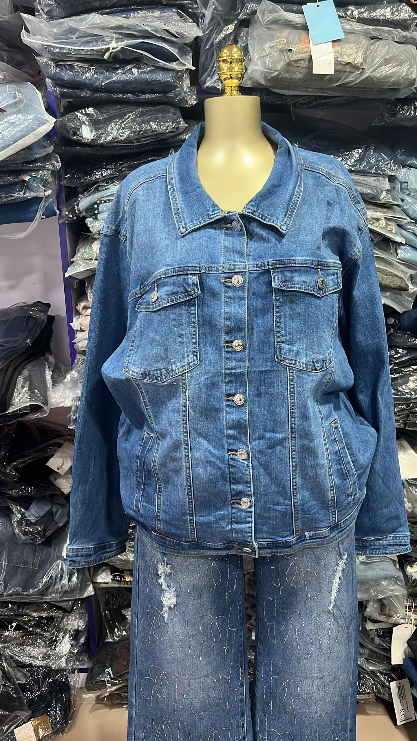 Denim jean jacket size6-12