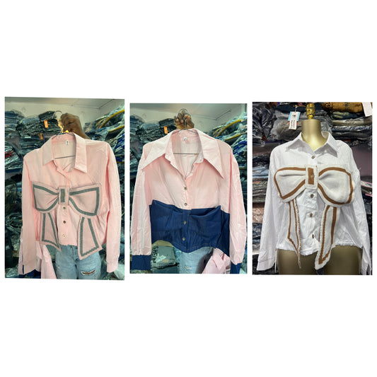 Ribbon shirt size 8-16 CNT008