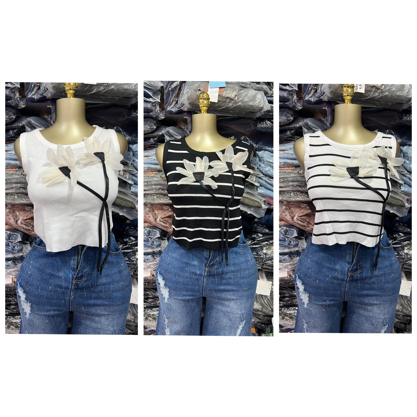 Rose design top size6-16