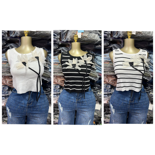 Rose design top size6-16