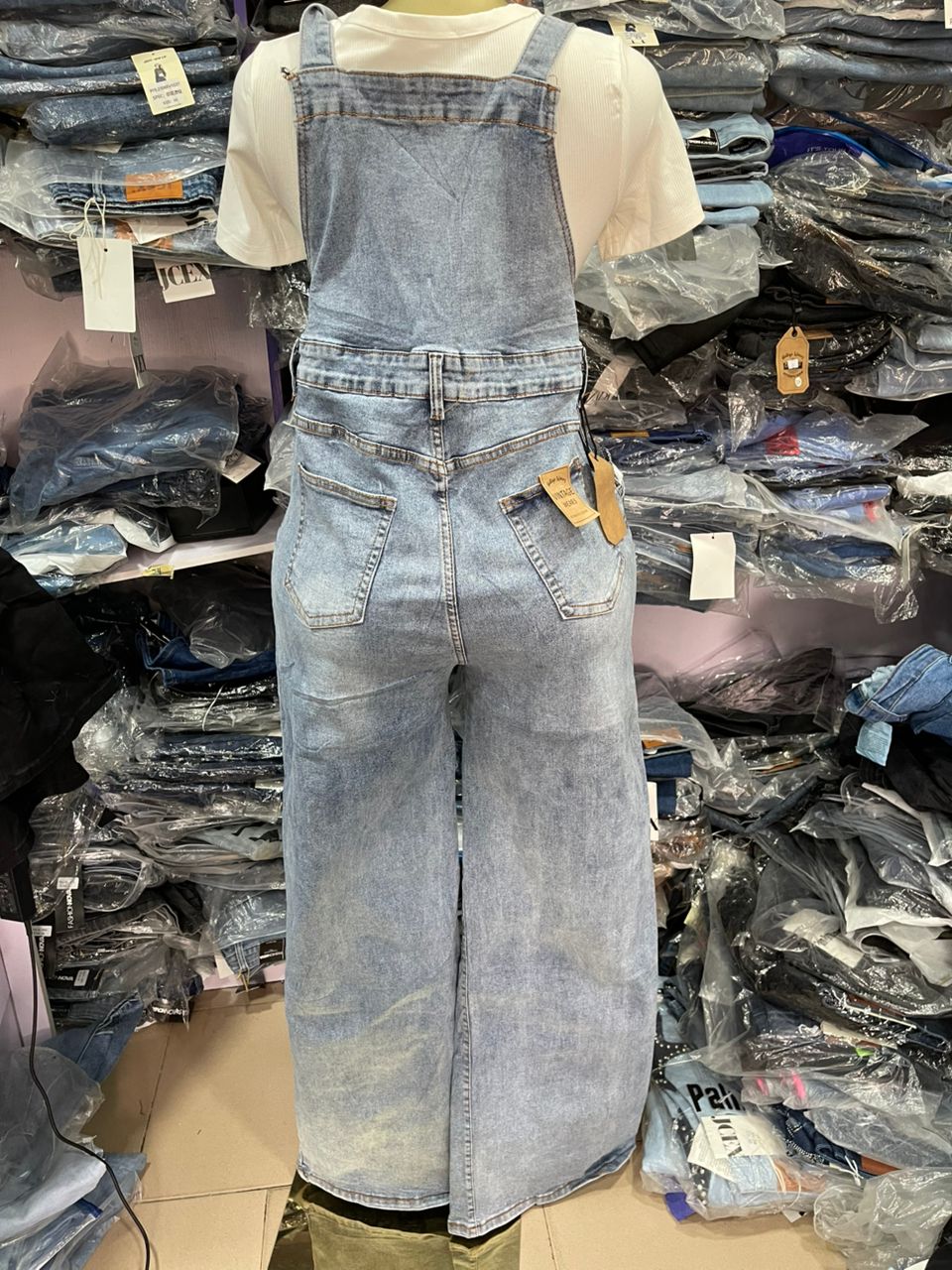 Vintage wears Dungarees light blue 8672