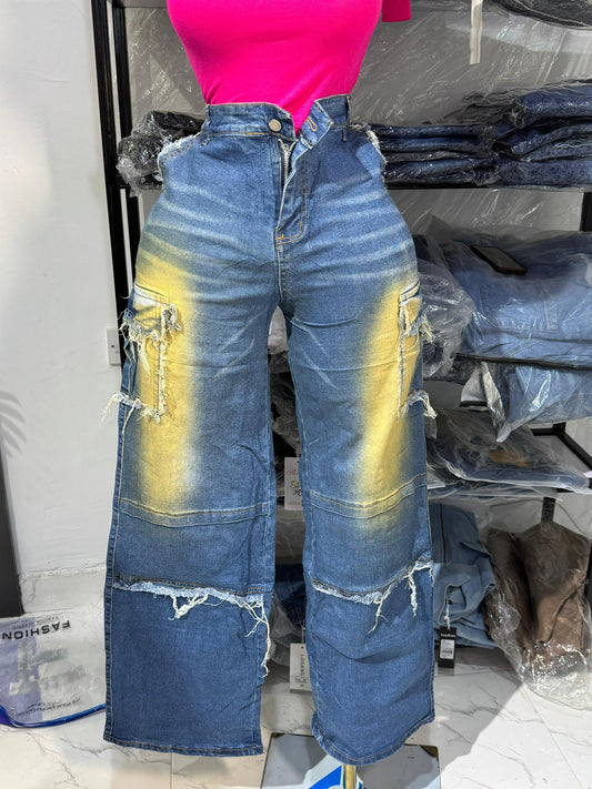 Popular singer cargo jeans